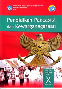 Image of Pendidikan Pancasila dan Kewarganegaraan SMA/MA/SMK/MAK Kelas X Semester 1