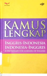 Kamus Lengkap Inggris - Indonesia Indonesia - Inggris