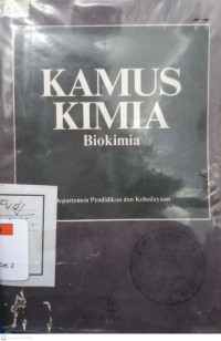 Kamus Kimia: Biokimia