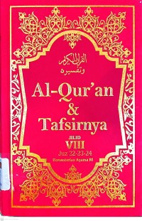 Al-Quran dan Tafsirnya Jilid 8