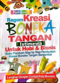 Ragam Kreasi Boneka Tangan Istimewa untuk Hobi & Bisnis