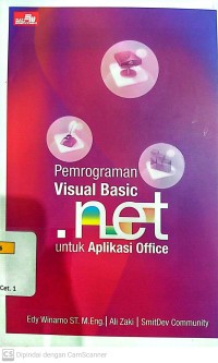 Pemrograman Visual Basic .net untuk Aplikasi Office