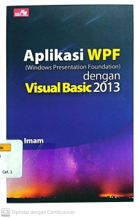 Aplikasi WPF (Windows Presentation Foundation) dengan Visual Basic 2013
