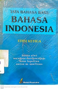 Tata Bahasa Baku Bahasa Indonesia Edisi Ketiga