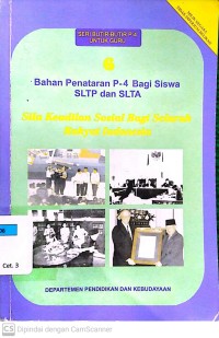 Bahan Penataran P-4 Bagi Siswa SLTP dan SLTA