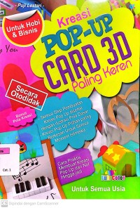 Kreasi Pop-Up Card 3D Paling Keren