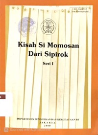 Kisah Si Momosan Dari Sipirok Seri 1