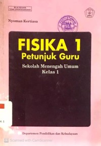 Image of Fisika 1 Petunjuk Guru Sekolah Menengah Umum Kelas 1