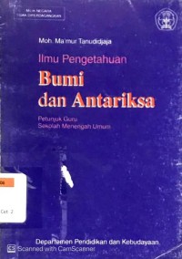 Ilmu Pengetahuan Bumi dan Antariksa : Petunjuk Guru Sekolah Menengah Umum