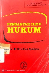 Image of Pengantar Ilmu Hukum