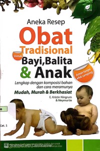 Aneka Resep Obat Tradiosional untuk Bayi, Balita dan Anak