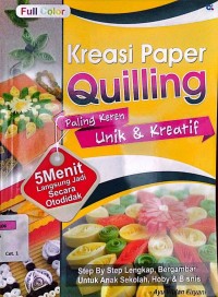 Kreasi Paper Quilling Paling Keren Unik dan Kreatif